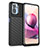 Silicone Candy Rubber TPU Twill Soft Case Cover MF1 for Xiaomi Redmi Note 10 4G Black
