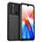 Silicone Candy Rubber TPU Twill Soft Case Cover MF1 for Xiaomi Redmi Note 8 (2021) Black