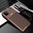 Silicone Candy Rubber TPU Twill Soft Case Cover QK1 for Google Pixel 4a 5G Brown