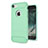 Silicone Candy Rubber TPU Twill Soft Case Cover S01 for Apple iPhone SE (2020) Green
