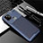Silicone Candy Rubber TPU Twill Soft Case Cover S01 for Google Pixel 5 Blue