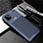 Silicone Candy Rubber TPU Twill Soft Case Cover S01 for Google Pixel 5 XL 5G Blue