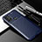 Silicone Candy Rubber TPU Twill Soft Case Cover S01 for Motorola Moto G10 Blue