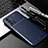 Silicone Candy Rubber TPU Twill Soft Case Cover S01 for Oppo A53s 5G Blue