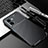 Silicone Candy Rubber TPU Twill Soft Case Cover S01 for Oppo A56S 5G Black