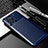 Silicone Candy Rubber TPU Twill Soft Case Cover S01 for Oppo Find X3 Pro 5G Blue