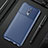 Silicone Candy Rubber TPU Twill Soft Case Cover S01 for Oppo Reno Blue