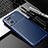 Silicone Candy Rubber TPU Twill Soft Case Cover S01 for Oppo Reno7 5G Blue