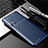 Silicone Candy Rubber TPU Twill Soft Case Cover S01 for Realme 7 Blue
