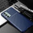 Silicone Candy Rubber TPU Twill Soft Case Cover S01 for Samsung Galaxy F23 5G Blue
