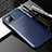 Silicone Candy Rubber TPU Twill Soft Case Cover S01 for Samsung Galaxy F42 5G Blue