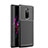 Silicone Candy Rubber TPU Twill Soft Case Cover S01 for Sony Xperia 1 Black