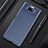 Silicone Candy Rubber TPU Twill Soft Case Cover S01 for Sony Xperia 8 Lite Blue