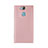 Silicone Candy Rubber TPU Twill Soft Case Cover S01 for Sony Xperia XA2 Ultra Rose Gold