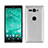 Silicone Candy Rubber TPU Twill Soft Case Cover S01 for Sony Xperia XZ2 Compact Silver