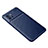 Silicone Candy Rubber TPU Twill Soft Case Cover S01 for Vivo iQOO 9 5G Blue