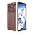 Silicone Candy Rubber TPU Twill Soft Case Cover S01 for Xiaomi Mi 11 Ultra 5G Brown