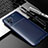 Silicone Candy Rubber TPU Twill Soft Case Cover S01 for Xiaomi Poco M5S Blue