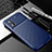 Silicone Candy Rubber TPU Twill Soft Case Cover S01 for Xiaomi Redmi Note 11R 5G Blue