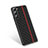 Silicone Candy Rubber TPU Twill Soft Case Cover S02 for Samsung Galaxy S21 FE 5G Red