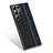 Silicone Candy Rubber TPU Twill Soft Case Cover S02 for Samsung Galaxy S21 Ultra 5G Blue