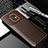 Silicone Candy Rubber TPU Twill Soft Case Cover S02 for Xiaomi Redmi 10X Pro 5G Brown