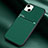 Silicone Candy Rubber TPU Twill Soft Case Cover S03 for Apple iPhone 13 Mini Green