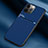 Silicone Candy Rubber TPU Twill Soft Case Cover S03 for Apple iPhone 13 Pro Blue