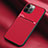 Silicone Candy Rubber TPU Twill Soft Case Cover S03 for Apple iPhone 13 Pro Max Red