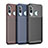 Silicone Candy Rubber TPU Twill Soft Case Cover WL1 for Samsung Galaxy A60