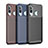 Silicone Candy Rubber TPU Twill Soft Case Cover WL1 for Samsung Galaxy M40