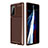 Silicone Candy Rubber TPU Twill Soft Case Cover WL1 for Samsung Galaxy Note 20 5G Brown