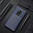 Silicone Candy Rubber TPU Twill Soft Case Cover Y01 for Huawei Mate 20 Blue