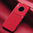 Silicone Candy Rubber TPU Twill Soft Case Cover Y01 for Huawei Mate 30 Pro 5G Red