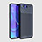 Silicone Candy Rubber TPU Twill Soft Case Cover Y01 for Oppo RX17 Neo Blue