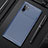 Silicone Candy Rubber TPU Twill Soft Case Cover Y01 for Samsung Galaxy Note 10 Plus Blue