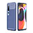 Silicone Candy Rubber TPU Twill Soft Case Cover Y01 for Xiaomi Mi 10 Pro Blue