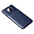 Silicone Candy Rubber TPU Twill Soft Case Cover Y01 for Xiaomi Poco F2 Pro Blue