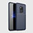 Silicone Candy Rubber TPU Twill Soft Case Cover Y02 for Huawei Mate 20 X 5G Blue