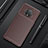 Silicone Candy Rubber TPU Twill Soft Case Cover Y02 for OnePlus 7T Brown