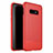 Silicone Candy Rubber TPU Twill Soft Case Cover Y02 for Samsung Galaxy S10e Red
