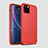 Silicone Candy Rubber TPU Twill Soft Case Cover Y03 for Apple iPhone 11 Pro Red