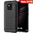 Silicone Candy Rubber TPU Twill Soft Case for Huawei Mate 20 RS Black