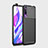 Silicone Candy Rubber TPU Twill Soft Case for Huawei Y9s Black
