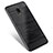 Silicone Candy Rubber TPU Twill Soft Case for Samsung Galaxy C8 C710F Black