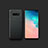 Silicone Candy Rubber TPU Twill Soft Case for Samsung Galaxy S10 Plus Black