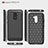 Silicone Candy Rubber TPU Twill Soft Case for Xiaomi Pocophone F1 Black