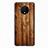 Silicone Candy Rubber Wood-Grain Pattern Soft Case for OnePlus 7T