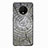 Silicone Candy Rubber Wood-Grain Pattern Soft Case for OnePlus 7T Gray