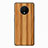 Silicone Candy Rubber Wood-Grain Pattern Soft Case for OnePlus 7T Orange